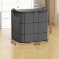 thumbnail image 3 of Fmbmuo Storage Bags For Moving Extra Large , Reusable Storage Bins With Lids Cube Storage Organizer For Quilts Bedding Clothes, 3 of 7