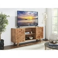 thumbnail image 2 of Mod-Arte Hive Mid-Century Solid Hardwood TV Unit for TVs up to 66" in Natural, 2 of 17