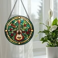 thumbnail image 4 of 89Bloom Ukulele Window Hanging Stained Glass, Ukulele Book Suncatchers for Windows Stained Glass, Dog Stained Glass Suncatcher, 4 of 7