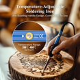 thumbnail image 5 of Wood Burning Kit, Adjustable Temperature Wood Burner Soldering Pen, Professional DIY Wood Burning Tool for Embossing/Carving/Soldering & Pyrography, 5 of 6