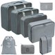thumbnail image 1 of Juego organizador de viaje de 8 piezas: ¡cubos de embalaje para un viaje eficiente! Bolsa ordenada para zapatos, 1 of 10