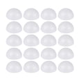 thumbnail image 1 of 200 piezas de media bola de 3 cm para arreglos florales infantiles, accesorios para manualidades, adornos navideños, pinturas, regalos (blanco), 1 of 5