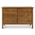 thumbnail image 3 of DAVINCI Jayden Commode Double Grand à 6 Tiroirs en Châtaignier, 3 of 8