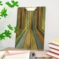 thumbnail image 7 of FMSHPON Creative Wood Background Clipboard Hardboard Wood Nursing Clip Board and Pull for Standard A4 Letter 13x9 inches, 7 of 7