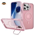 thumbnail image 5 of For Apple iPhone 17 Clear Back Hybrid with MagSafe Compatible Metal Camera Stand Colorful Bumper Frame Shockproof Phone Case Cover by Xpression, Black, 5 of 11