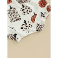 thumbnail image 5 of Newborn Baby Girl Halloween Outfit Hey Pumpkin Short Sleeve Romper +Shorts +Headband Set Infant Fall Cute Clothes, 5 of 7