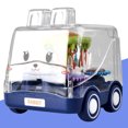 thumbnail image 2 of Coche de dibujos animados Toy Funny Gear, autobús transparente, resistente a caídas para niños, 2 of 5