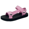 thumbnail image 1 of SNJ Women's Open Toe Slide Flat EVA Foam Hook and Loop Sandal, 1 of 3