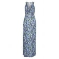 thumbnail image 4 of LASCANA Women's Paisley Print Maxi Dress Smocking, 4 of 5