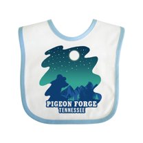 Inktastic Smoky Mountains Pigeon Forge Tennessee with Bear Boys or Girls Baby Bib