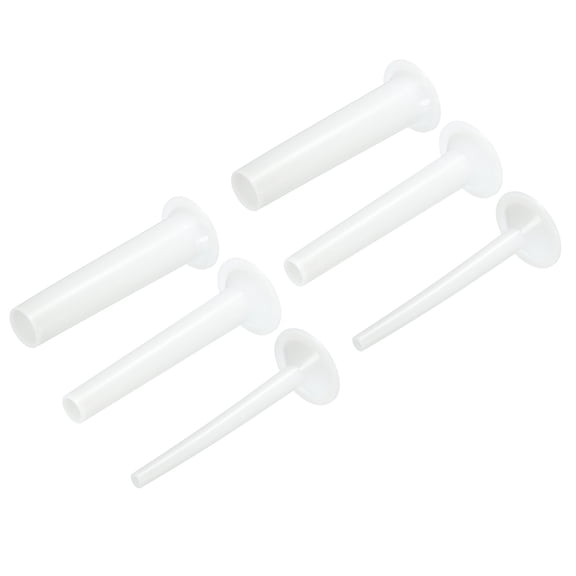 Uxcell Meat Grinder PE Stuffing Tube 10mm 20mm 30mm Diameter 160mm Height for Meat Grinder, Stand Mixer, 2 Set