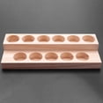 thumbnail image 5 of 5X 11 Holes Wooden Essential Oil Tray Handmade Natural Wood Display Rack Demonstration Station for 5-15Ml Bottles, 5 of 5