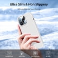 thumbnail image 5 of [5 in 1 for iPhone 12 Pro Max Case 6.7 inch, with 2 Pack Screen Protector + 2 Pack Camera Lens Protector, Liquid Silicone Ultra Slim Shockproof Protective Phone Case (White)…, 5 of 14