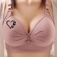 thumbnail image 2 of Women's Printed Plus Size Daily Bra Underwear Without Underwire, 2 of 8