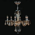 thumbnail image 5 of Gatsby Collection 6 Light Chrome Finish and Black Blown Glass Chandelier 22" D x 19" H Medium, 5 of 6