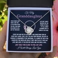thumbnail image 2 of Granddaughter Gifts from Grandma and Grandpa, To My Granddaughter Necklace With Heartfelt Message & Box, Love Knot Necklace for Granddaughter, Jewelry Gift for Birthday, 2 of 5