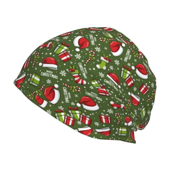 Naloa Christmas Hat sock Beanie for Men Women Knitted Unisex Winter Hat Beanies Cap Knit Cuffed Beanies Hats