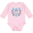 thumbnail image 3 of Inktastic My Yaya Loves Me with Hearts and Flowers Boys or Girls Long Sleeve Baby Bodysuit, 3 of 5
