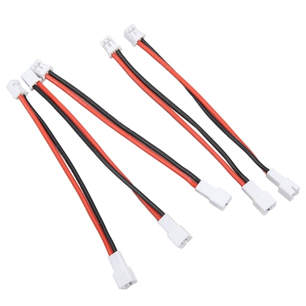 Cable PH2.0 2P Macho a Hembra ANGGREK 5 Uds. Núcleo de Cobre 3.6 Pulgadas para SCX24 1/24 RC Crawler