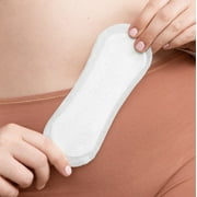 Cora 100% Organic Cotton Topsheet Bladder Incontinence Liners, Extra Long Length, 30 Count
