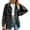 Dark Grey, variant on Women's Soft Jean Jacket Denim Long Sleeve Western Classic Fall Pocket Ladies 80s Drop Shoulder Oversized Spring Coat Blue Small