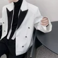 thumbnail image 4 of Chaqueta de talla grande para hombre, trajes y blazers de talla grande para hombre, abrigos de fiesta de un solo pecho, ropa de moda de primavera 2024, ropa masculina, 4 of 5