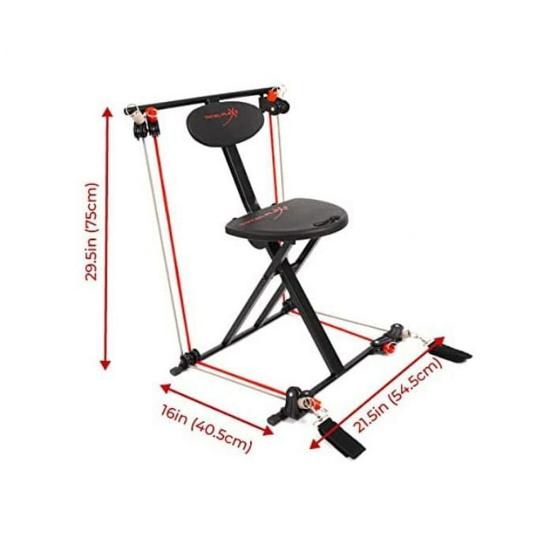 Total Flex S Small Compact Design, Home Gym in a Box, Versitiale Exercises,  Total Body Workout Equipment with Body Buzz Muscle Massaging Gum