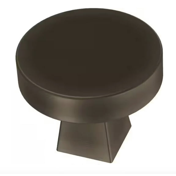 Liberty P47284C-MZ 1 1/8" Flat Round Cabinet Drawer Knob Matte Bronze Finish