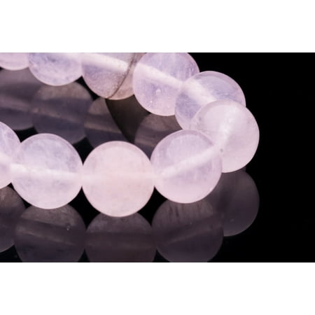 - Round - Shaped Imitation Pink Quartz Crystal Beads Semi Precious Gemstones Size: 12x12mm Crystal Energy Stone Healing Power for Jewelry Making