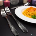 thumbnail image 4 of Elyon tableware Carroll Hammered 20-Piece Reflective Silver Flatware Set, Stainless Steel, Service For 4, 4 of 5