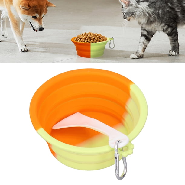 Cuenco Plegable Para Mascotas, Plato Portátil De Alimentación Para Mascotas De Viaje, Fácil Limpieza, Ahorro De Espacio, Para Gatos Y Perros