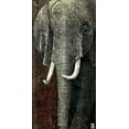 thumbnail image 2 of Arietti, Fabienne 9x14 Black Ornate Wood Framed with Double Matting Museum Art Print Titled - Elephant du Kenya, 2 of 4