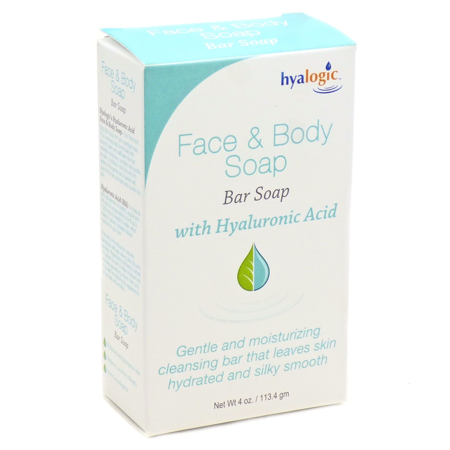 Hyalogic Face & Body Soap with Hyaluronic Acid by Hyalogic 4 Ouce Bar