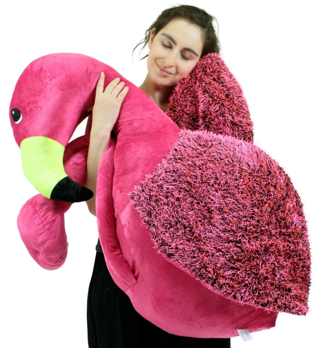 life size stuffed flamingo