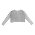 thumbnail image 6 of HXWCHs Women's Fashion Long Sleeve T-Shirt with Back Cutout Design Casual Loose Fit Breathable Athletic Wear top L Grey, 6 of 6