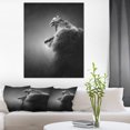 thumbnail image 1 of Design Art - Lion Affichant des Dents, 1 of 4