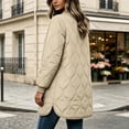 thumbnail image 5 of Women's Quilted Jacket Lightweight Zipper Fall Winter Coats Thermal Padded Puffer Jacket Loose Casual Outerwear with Pockets, 5 of 9