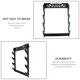 thumbnail image 3 of YSNOOWE 1Jgo Organizador De Montado En Pared Negro Multi Para Colecciones, 3 of 7