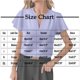 thumbnail image 2 of Camisetas de Mujer Suelto Ajuste Cuello Casual Lindo Impreso Suelto Blusa de Verano de las Señoras Superior, Tops de Verano de las Mujeres Suelto Ajuste, 2 of 7