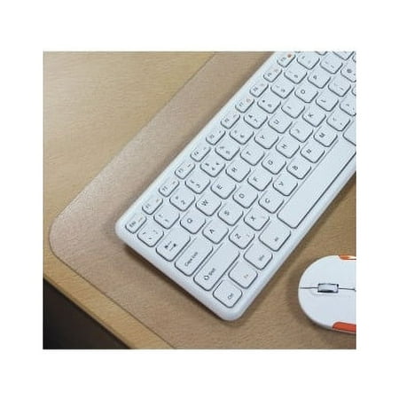 Desktex Anti-Static Desk Pad 24" Width x 19" Depth - Polyvinyl Chloride (PVC) - Clear