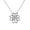 White Gold, variant on Cate & Chloe Alexis 18k White Gold Plated Necklace with Round Cut Swarovski Crystal Gift for Women