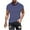 Dark Blue, variant on Men's Crewneck Striped T Shirt Soft Short Sleeve Shirts Casual Loose Pullover Summer Tee Shirt