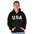 thumbnail image 4 of United States of America USA Patriot Unisex Plus Fleece Graphic Hoodie Brisco Brands 4X, 4 of 6