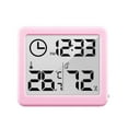 thumbnail image 4 of Termómetro higrómetro automático electrónico de temperatura y humedad, reloj, 4 of 5