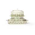 thumbnail image 4 of Plato cubierto Lenox Holiday rojo y verde de porcelana marfil de 2,34 kg, 4 of 6