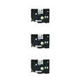 thumbnail image 4 of Transemion Label Printer Tape Adhesive Shopping Mall Libraries Maker Ribbon Accessories Replacement for P-Touch Black on White 3Set, 4 of 6
