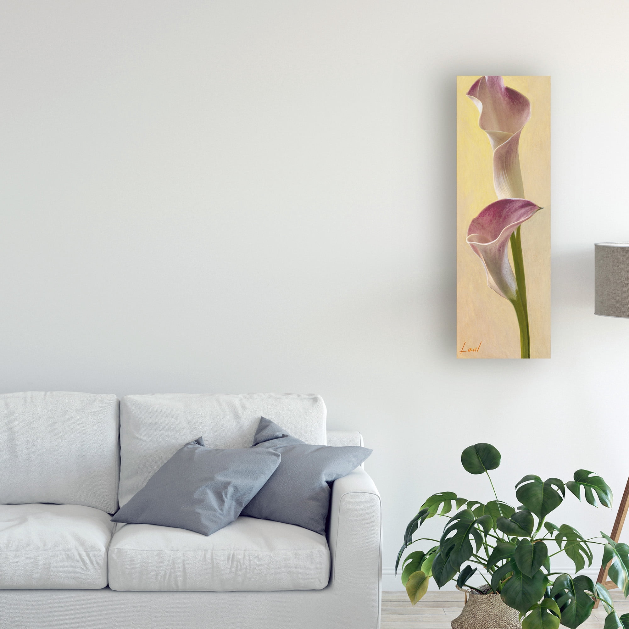 Trademark Fine Art 'Pink Floral Bell 2' Canvas Art by Pablo Esteban