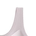 thumbnail image 2 of Zpanxa Bras for Women No Underwire Seamless Fixed Cups, Front Closure with Wide Straps and Back Smoothing for Plus Size Everyday Wear Purple 44D, 2 of 3