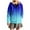 Dark Blue, variant on Womens Coats Hooded Zip Up Jacket Print Drawstring Pockets Oversized Jackets Coat,Coats for Women Yellow M
