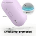 thumbnail image 5 of elago Silicone Case for Apple AirPods Pro 2nd Generation Case Cover (2022), Protective Case, Front LED Visible, Supports Wireless Charging [Lavender], 5 of 7